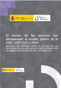 El acceso de las personas con discapacidad al empleo público en la AGE. (OEP 2023 y 2024)