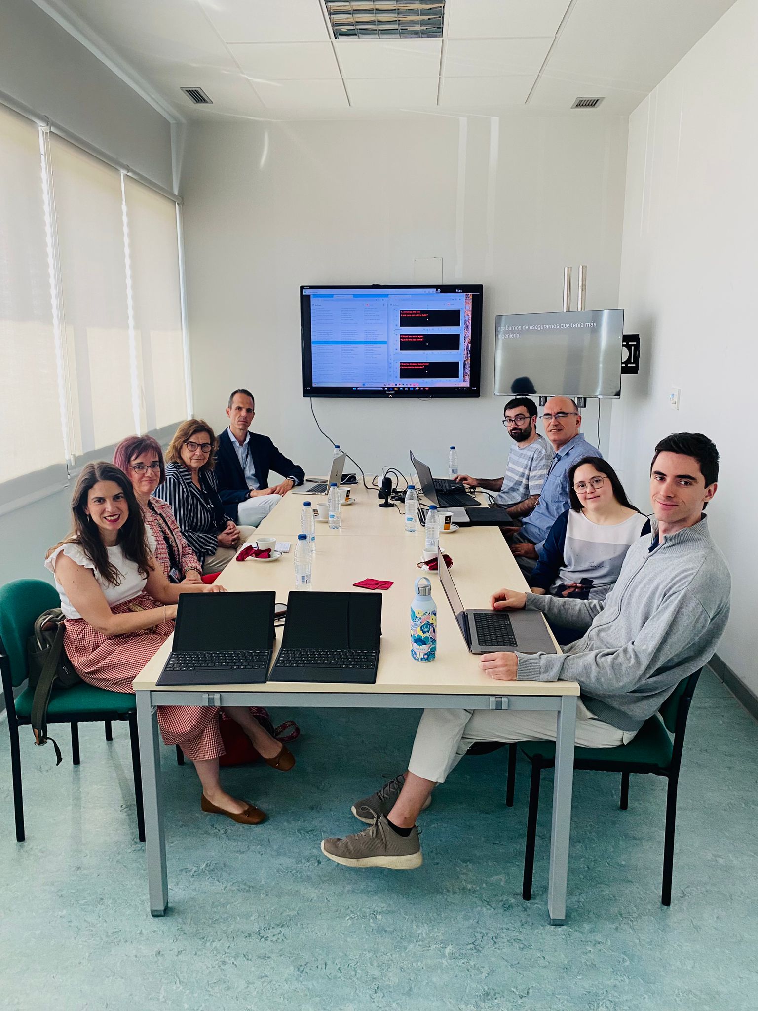 Una delegación del CERMI y del Observatorio Estatal de la Discapacidad visita el Centro Español del Subtitulado y la Audiodescripción (CESyA)